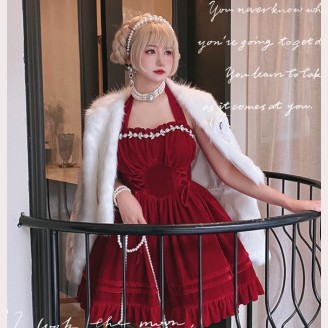 Princess Escape Velvet Lolita Dress JSK by Diamond Honey (DH99)